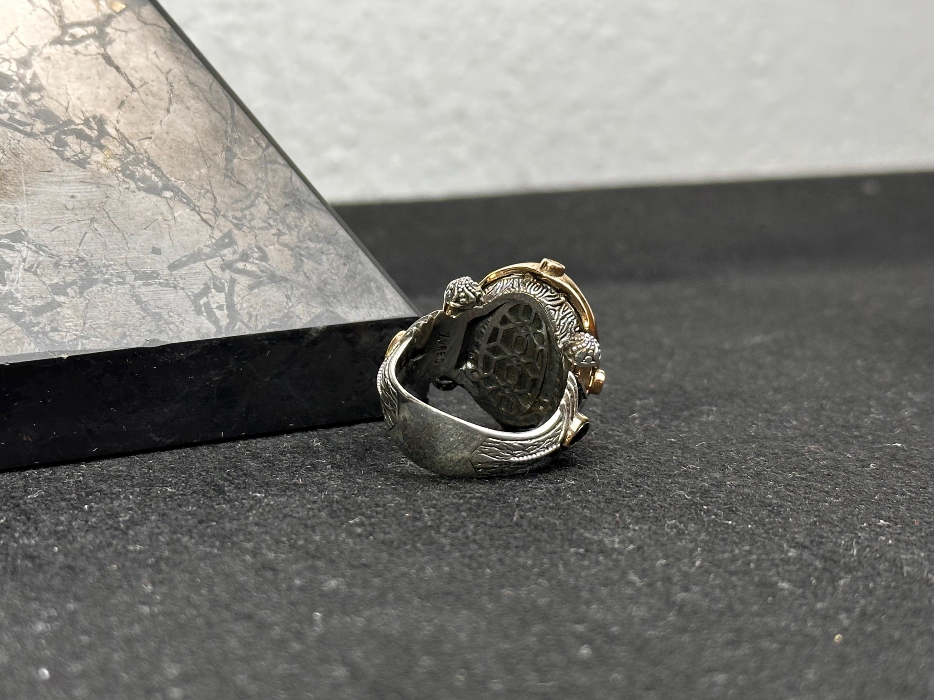 Sterling Silver Oval Ring: Handmade with Shiny CZ Stone