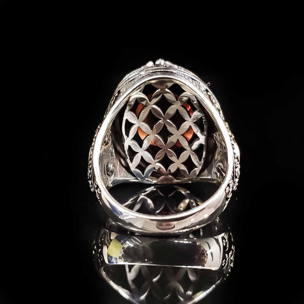 Sultanit Gemstone Ring: Handmade 925 Sterling Silver Ottoman Style