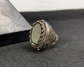 Surah Inshirah Silver Ring - Sterling Arabic Prayer Design
