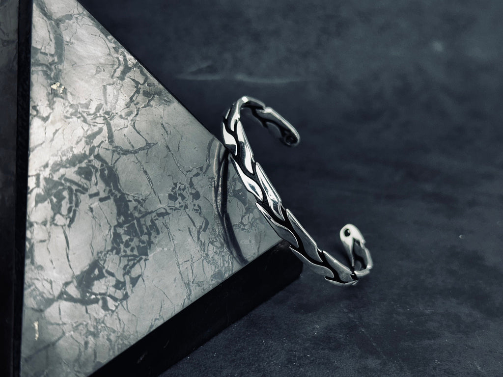 Sterling Silver Tree of Life Bracelet: Handmade, Adjustable Design