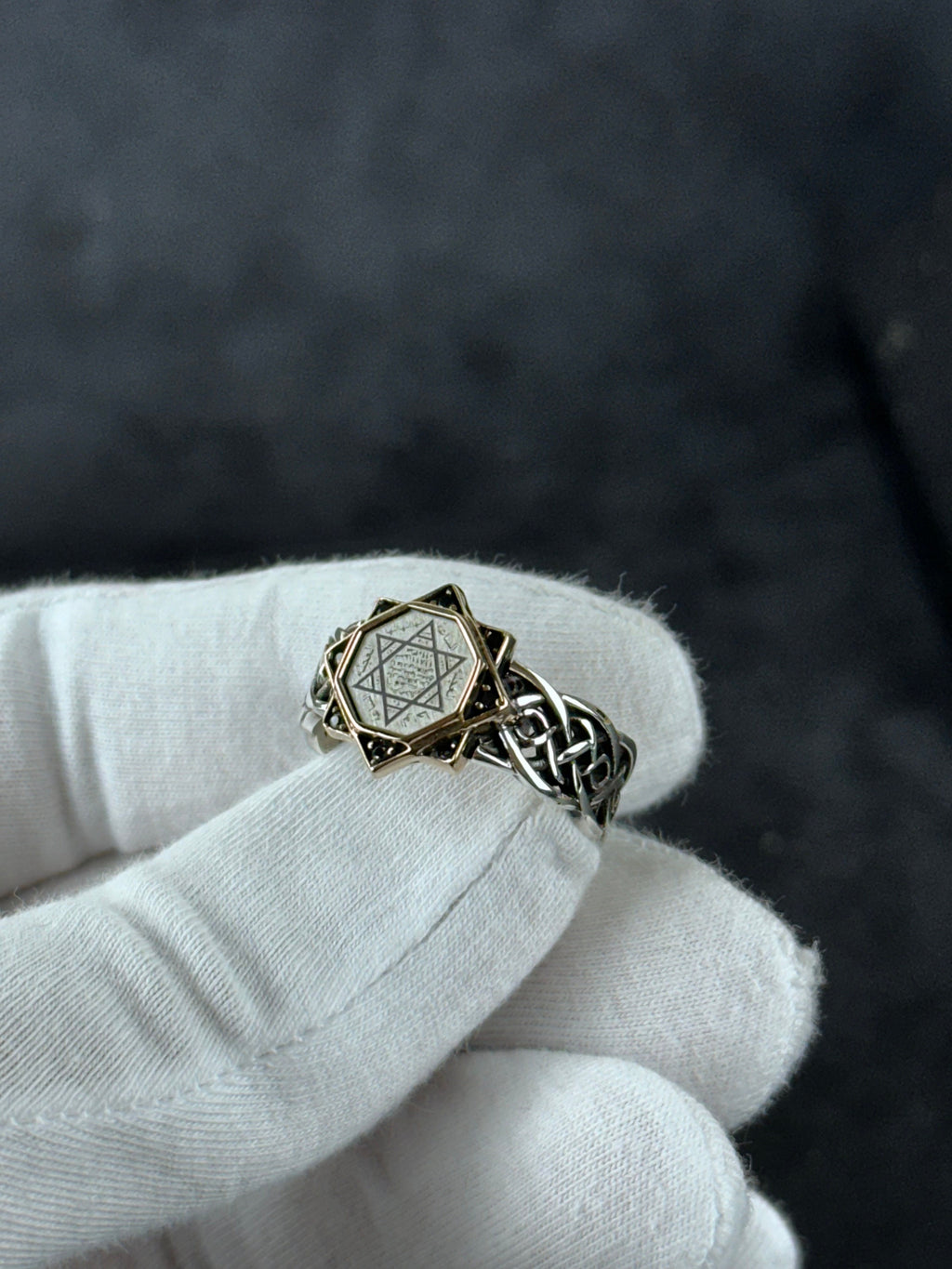 Solomon King Ring: Sterling Silver Minimalist Design - Adjustable Fit