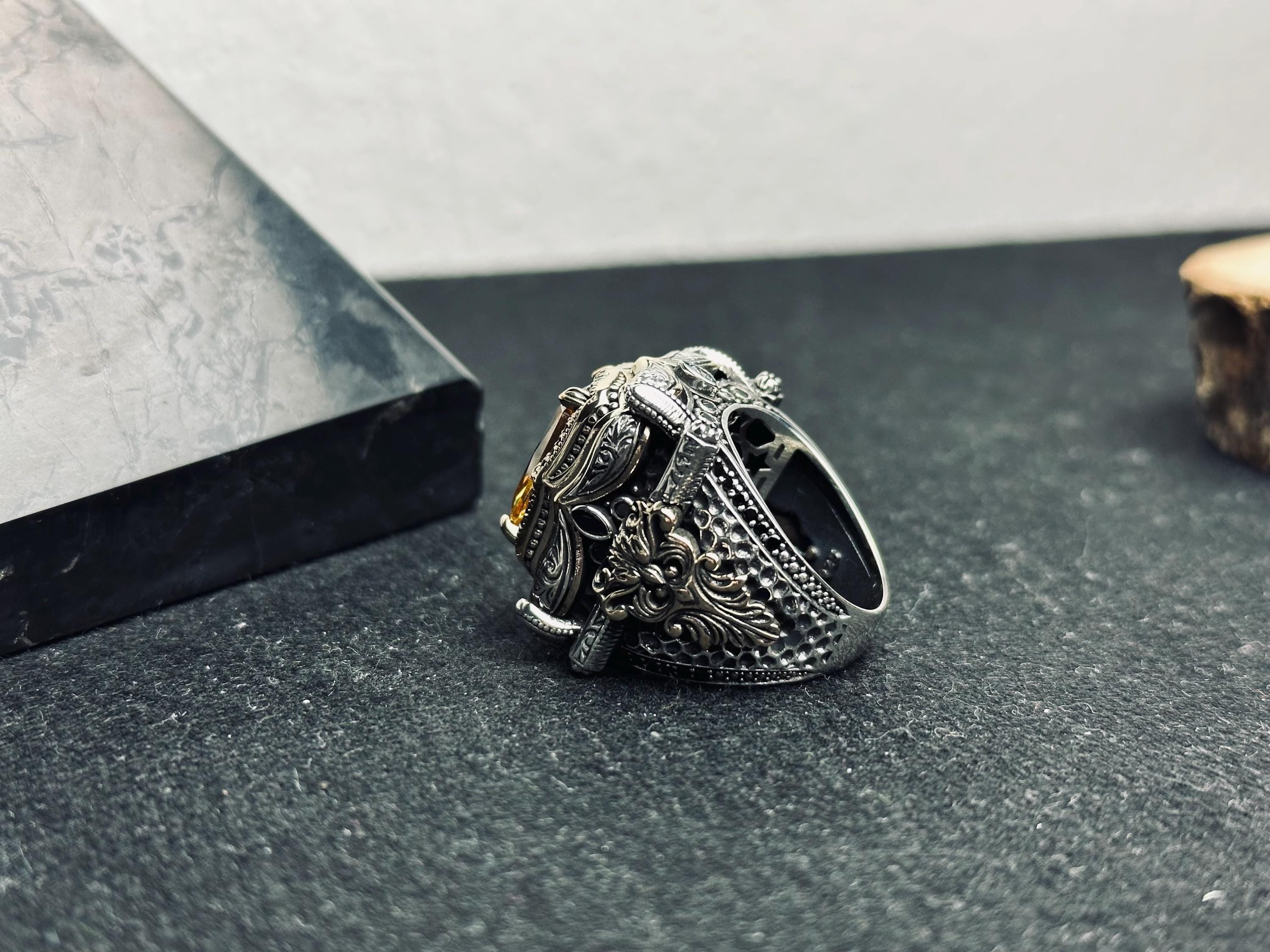 Sultanit Sterling Silver Ring: Color Change Gemstone, Handmade
