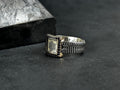 Solomon King Seal Silver Ring, Handmade Minimal Talisman (Adjustable)
