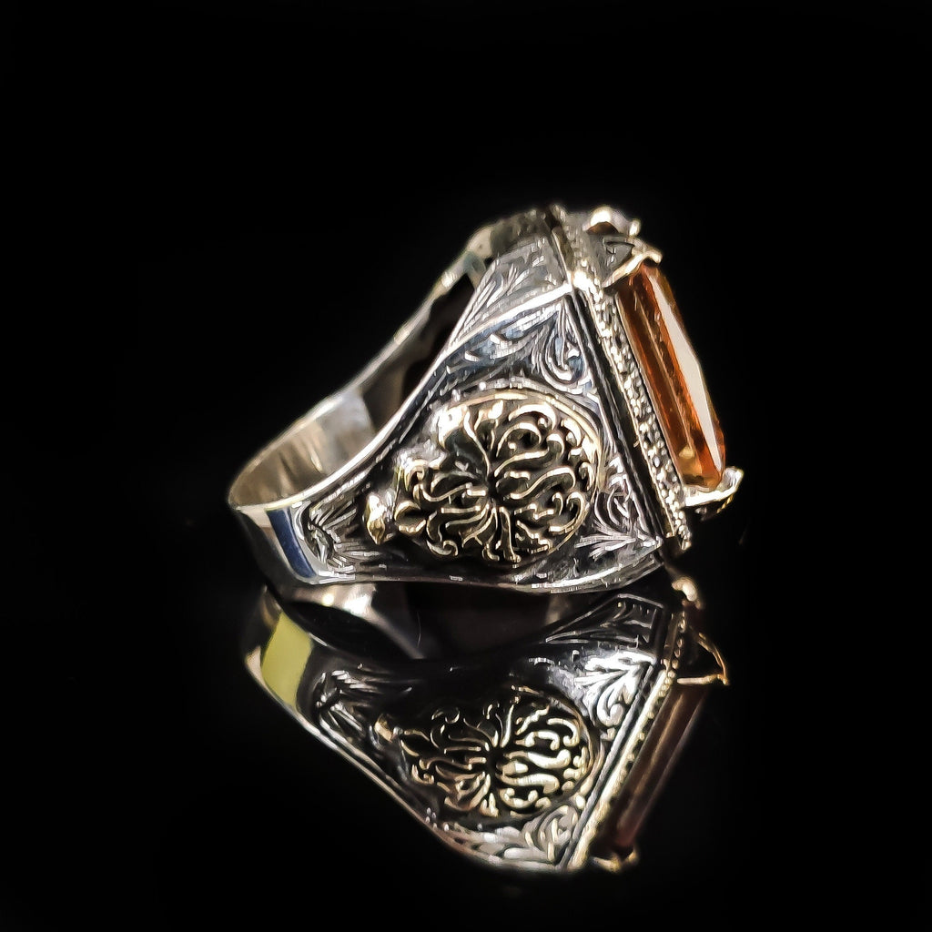 Sterling Silver Ring: Rare Sultanite Gemstone - Handmade Color Shift