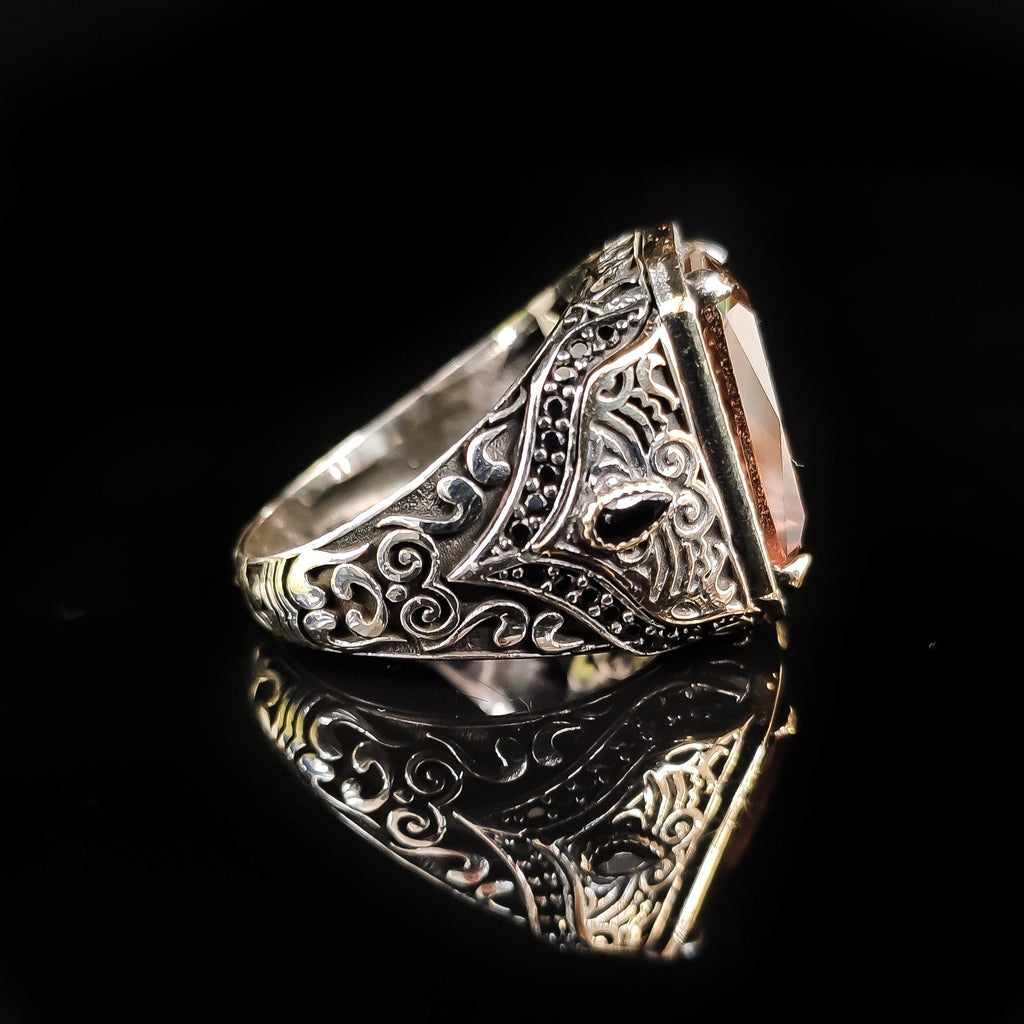 Sterling Silver Sultanite Ring, Mystic Gemstone (Color Shifts Under Light)