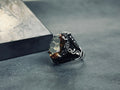 Color-Change Sultanit Ring - Sterling Silver with Anchor Detail