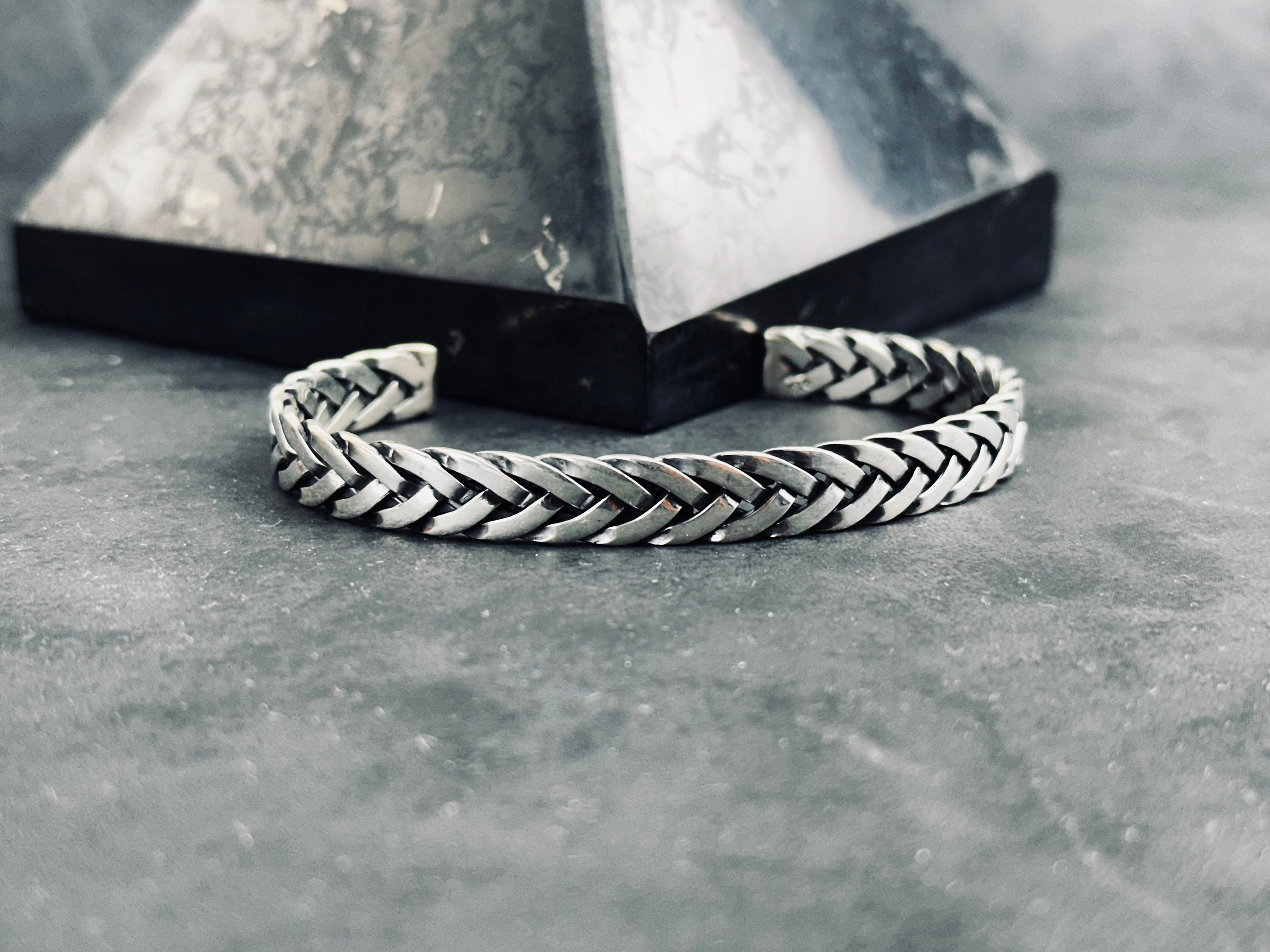 Byzantine Bracelet: Sterling Silver Ancient Rome Style (Handmade)