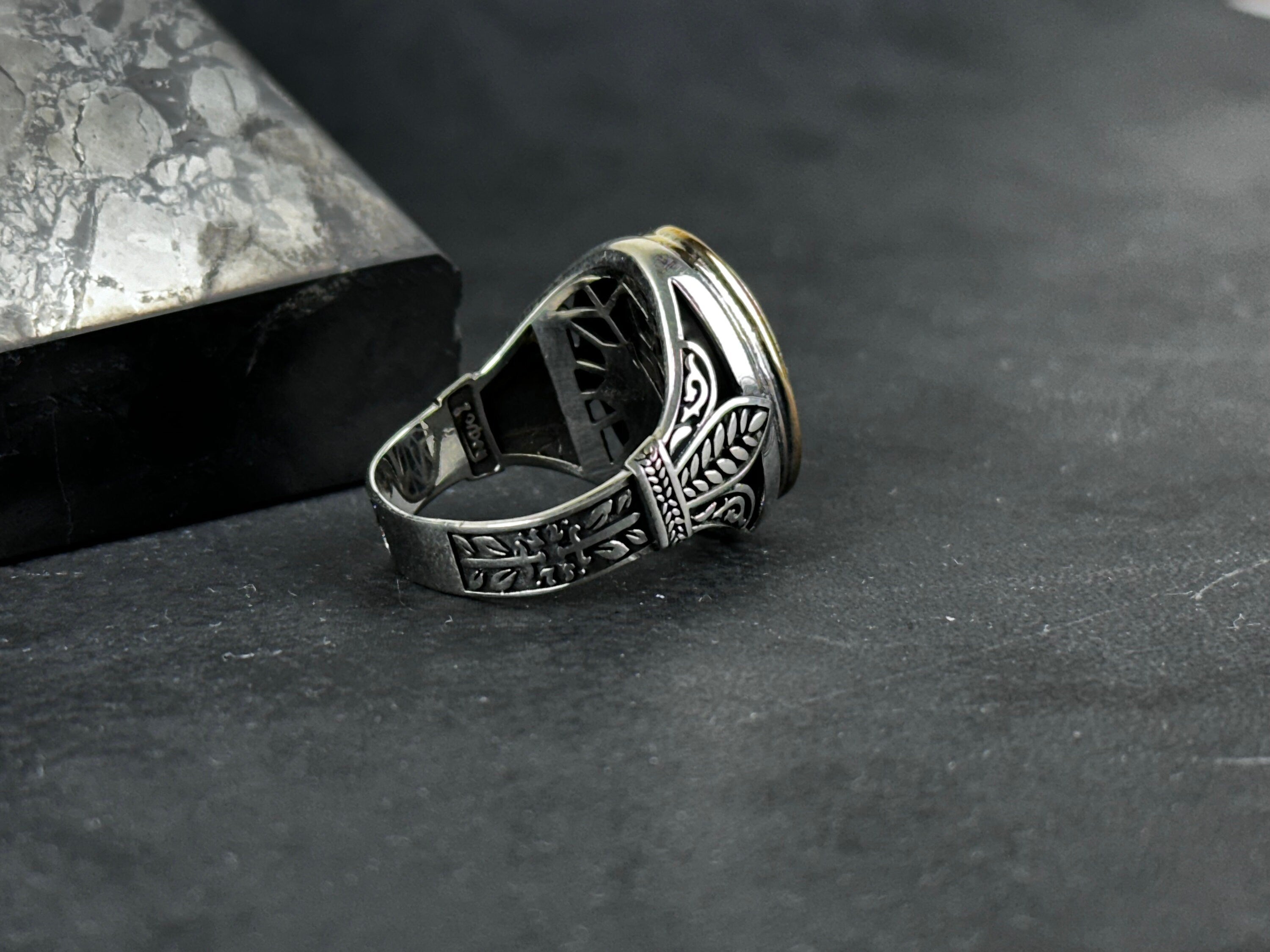 Solomon Seal Ring: Sterling Silver Talisman for Protection