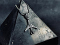 Airplane Silver Necklace: Handcrafted Pendant for Aviators