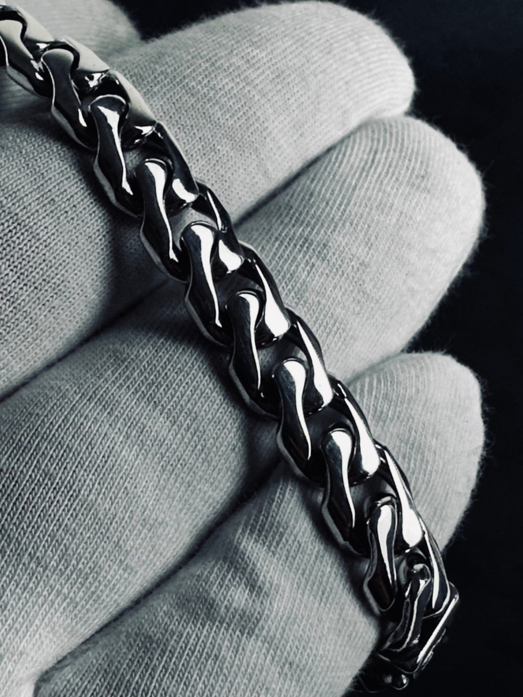 Personalized Silver Bracelet: Handmade, Custom Engraved Gift