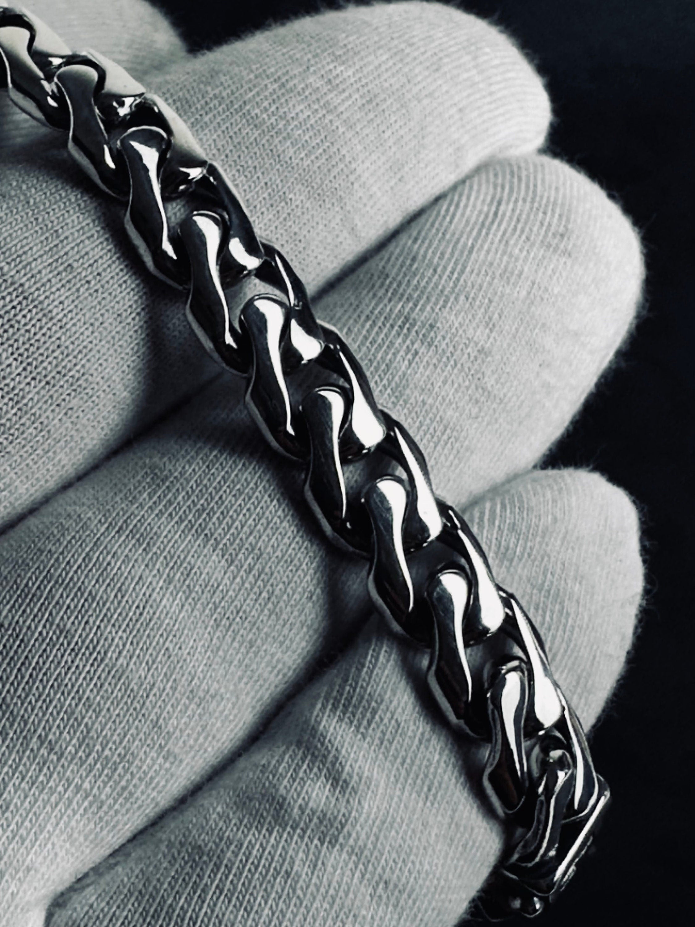 Personalized Silver Bracelet: Handmade, Custom Engraved Gift