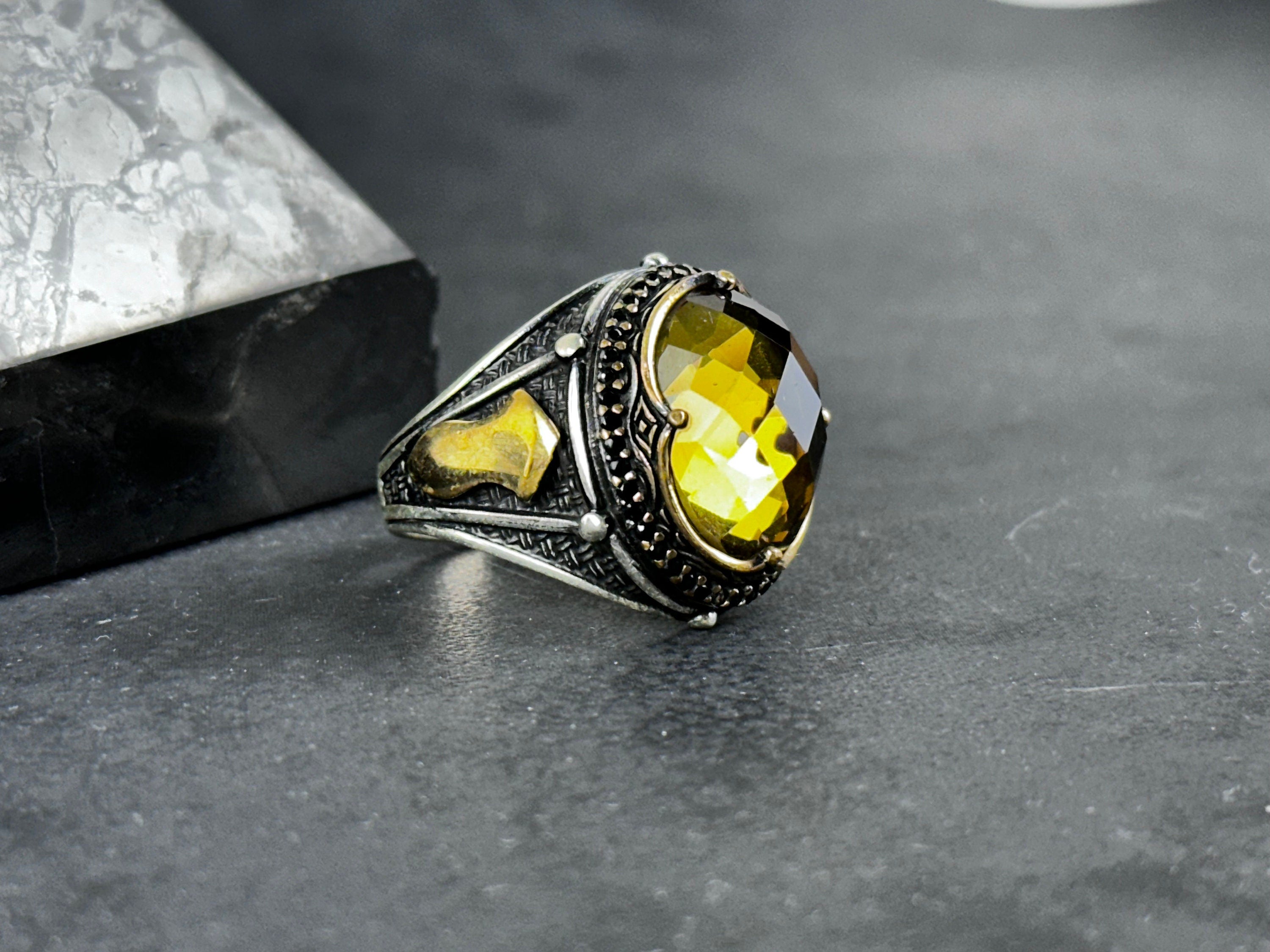 Color Change Diaspore Ring: Sterling Silver, Unique Gemstone