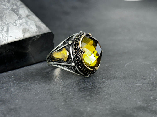 Color Change Diaspore Ring: Sterling Silver, Unique Gemstone