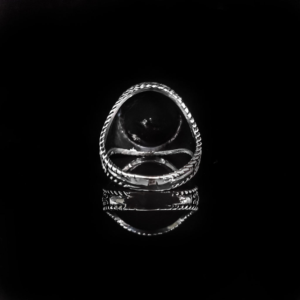 Sterling Silver Ottoman Signet Ring - Handmade Islamic Design