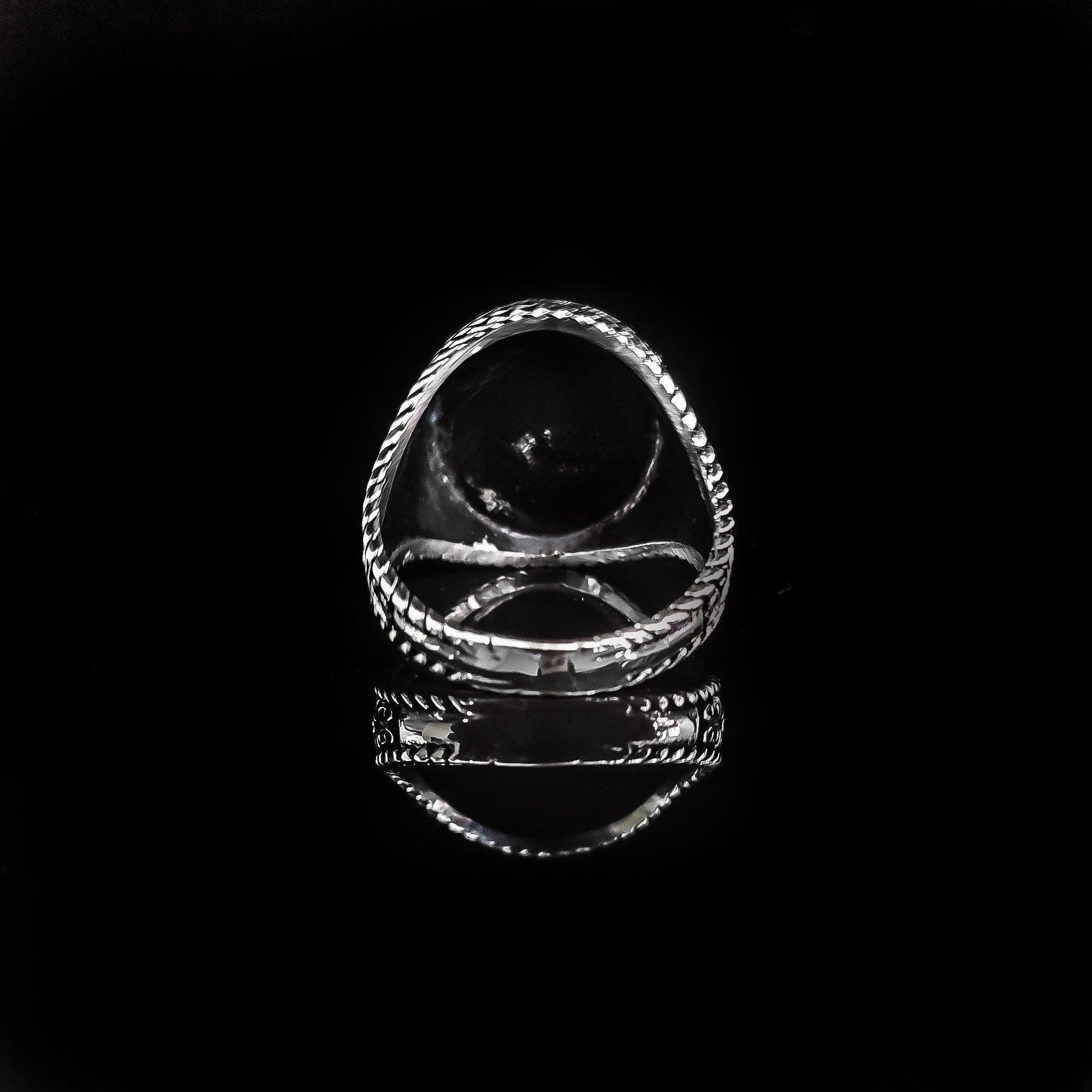 Sterling Silver Ottoman Signet Ring - Handmade Islamic Design