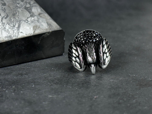Eagle Ring: Sterling Silver Handmade - Bold Men's Statement
