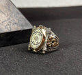 Seal of Solomon Ring: Oval Sterling Silver Signet (Handmade for Men)