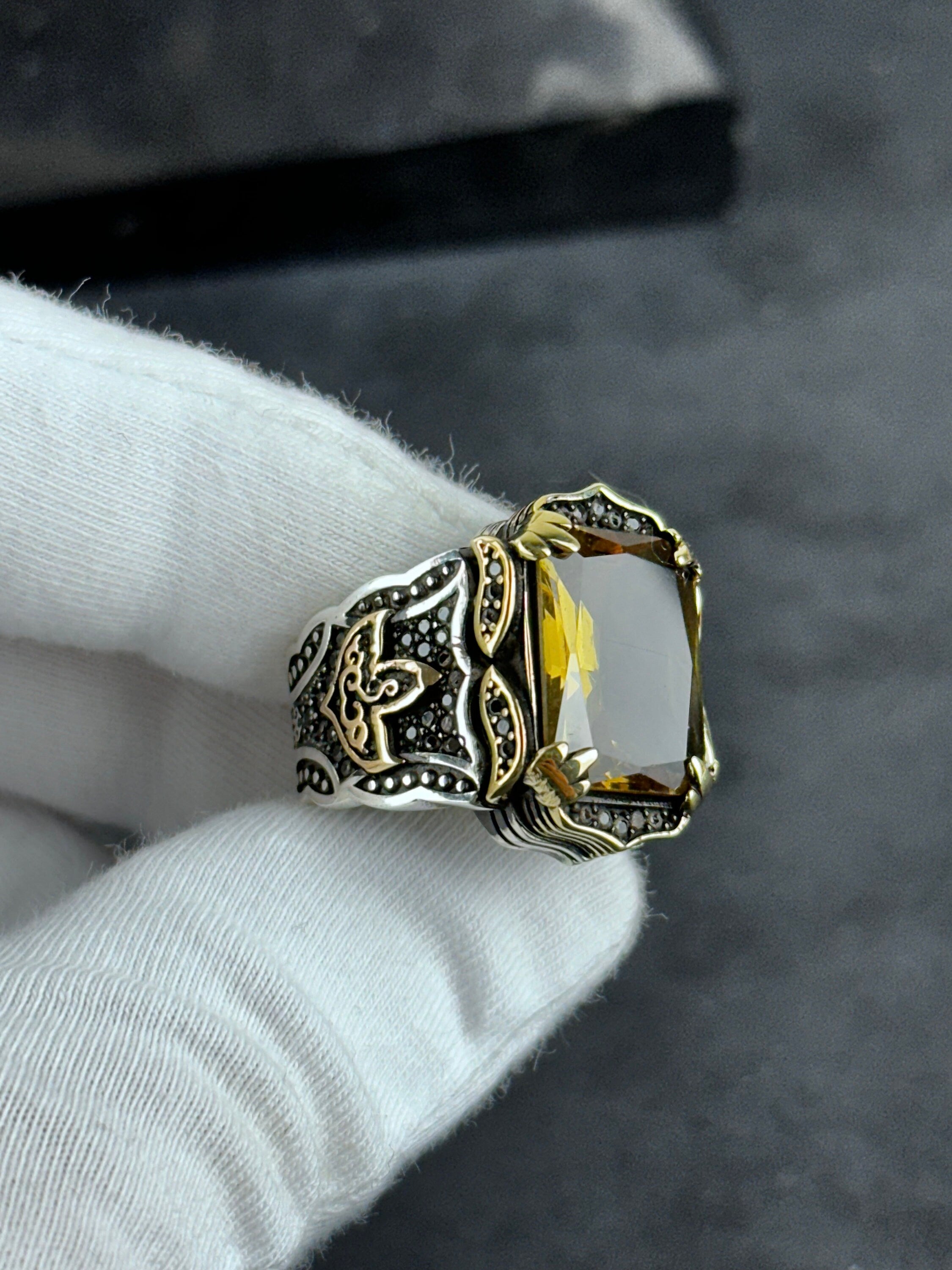 Sultanite Silver Ring: Handmade Color-Shift Gemstone - 925 Sterling