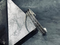 Greek Sterling Silver Cuff Bracelet, Handmade Adjustable (Unisex)