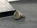 Virgo Zodiac Ring: Sterling Silver Celestial Design - Astrology Jewelry