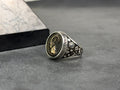 Capricorn Zodiac Ring: Sterling Silver Round Signet - Astrology Jewelry