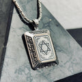 Solomon Seal Pendant: Handmade Sterling Silver - Turkish Design