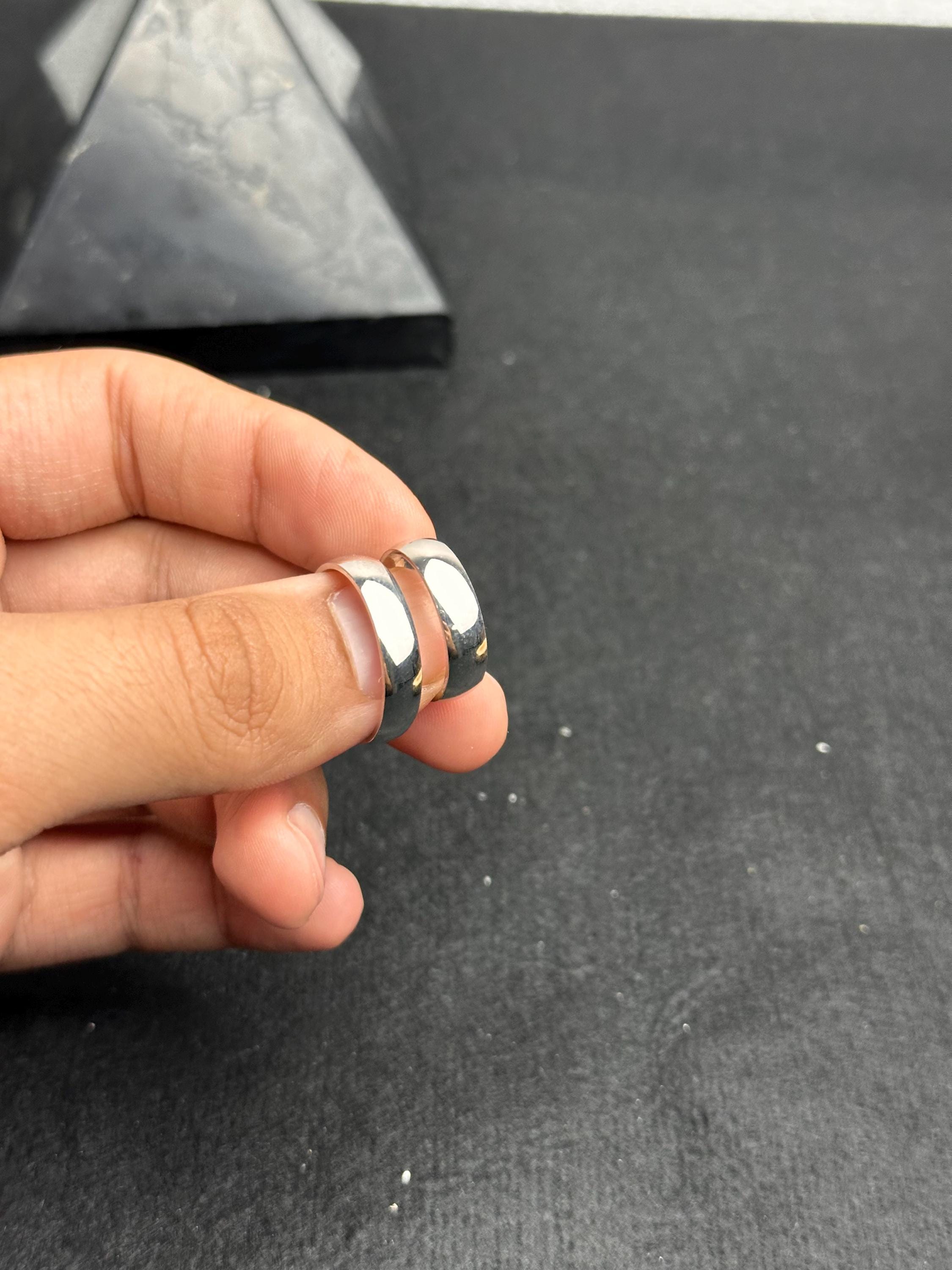 Sterling Silver Promise Ring: Handmade Couple Rings, Personalizable