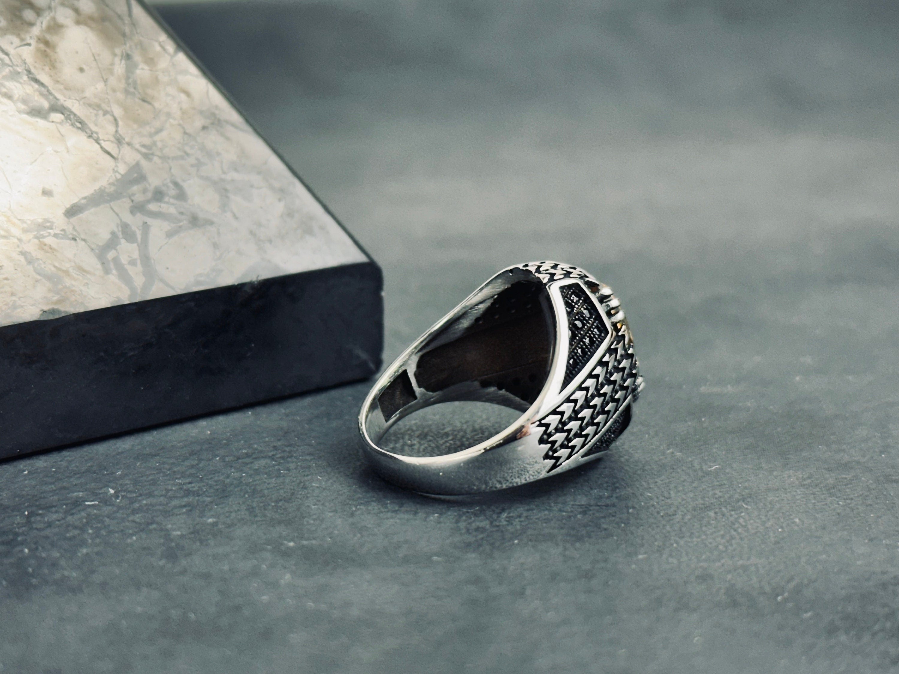Diaspore Gemstone Ring, Sterling Silver, Color-Shift Sultanit (Handmade)