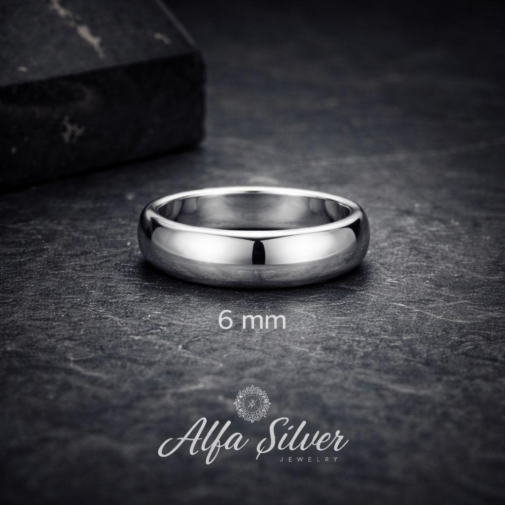 Handmade Sterling Silver Wedding Band – Minimalist Unisex Ring