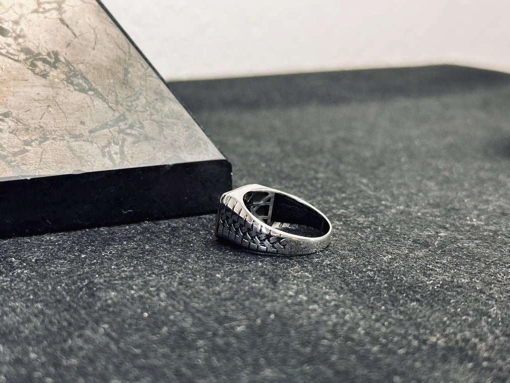 Minimalist Rectangle Ring: Handmade Sterling Silver (Multiple Sizes)