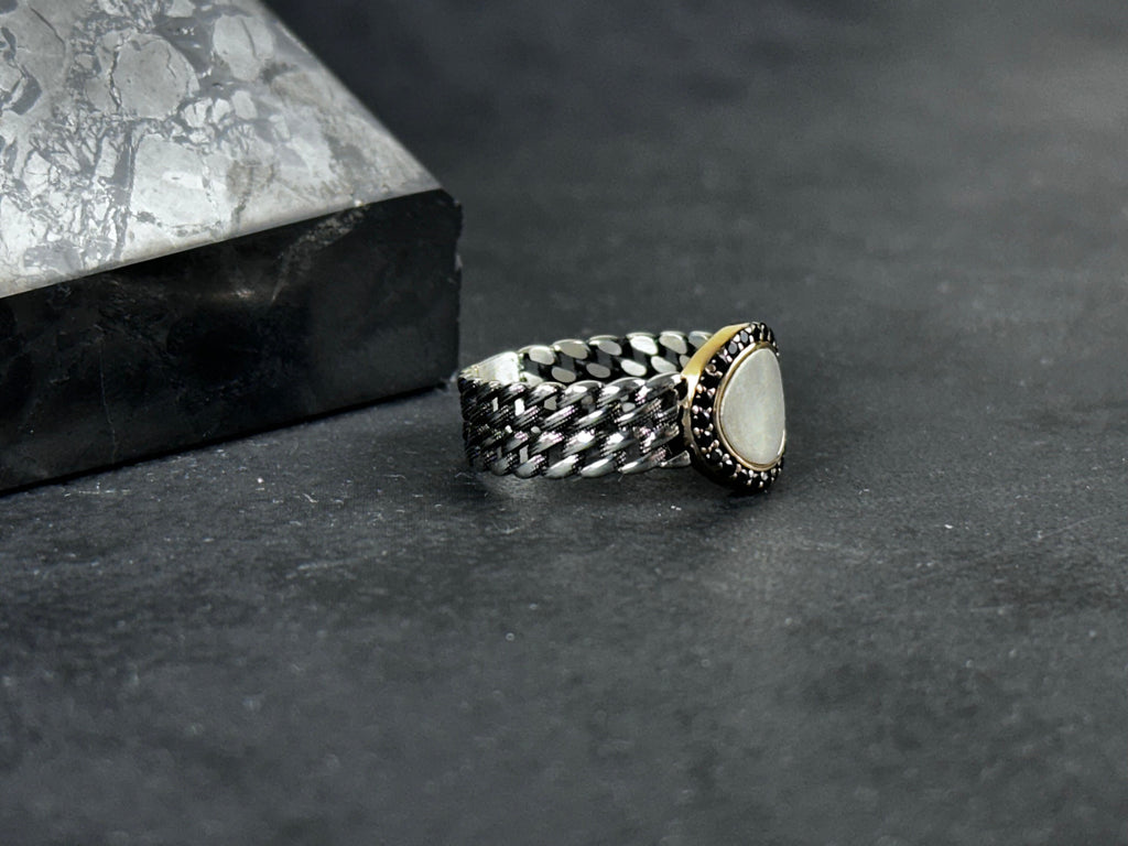 Minimalist Sterling Silver Ring: Custom Handmade, Adjustable Style