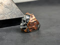 Handmade Skull Ring: Oxidized Sterling Silver (Medieval Biker Style)