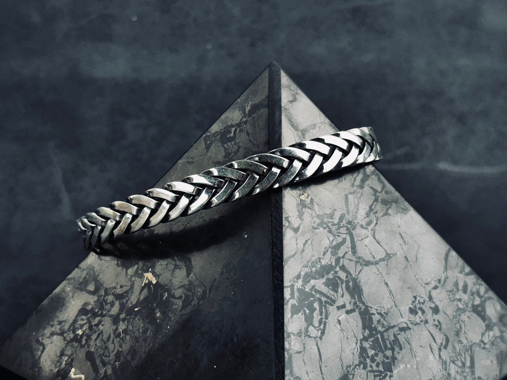 Byzantine Bracelet: Sterling Silver Ancient Rome Style (Handmade)
