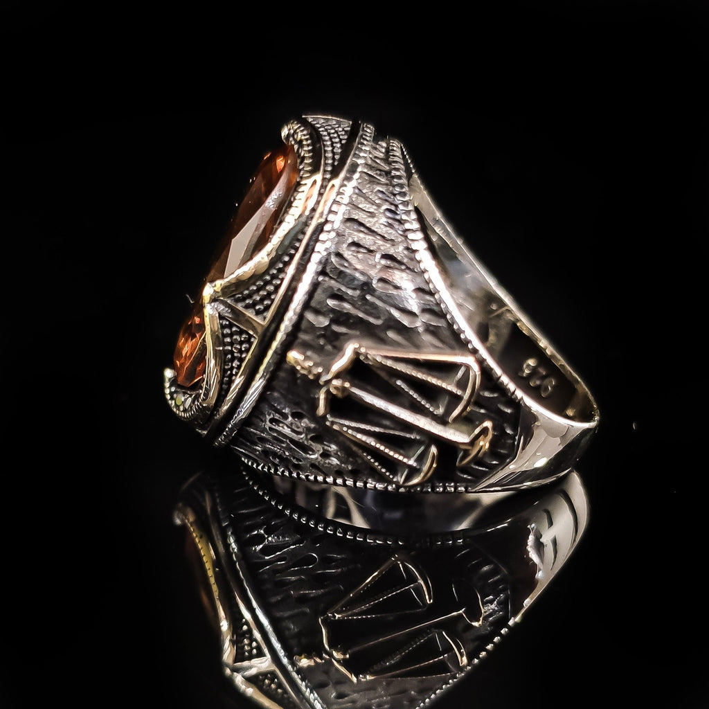 Sultanite Silver Ring, Color Changing Gemstone (Handmade)