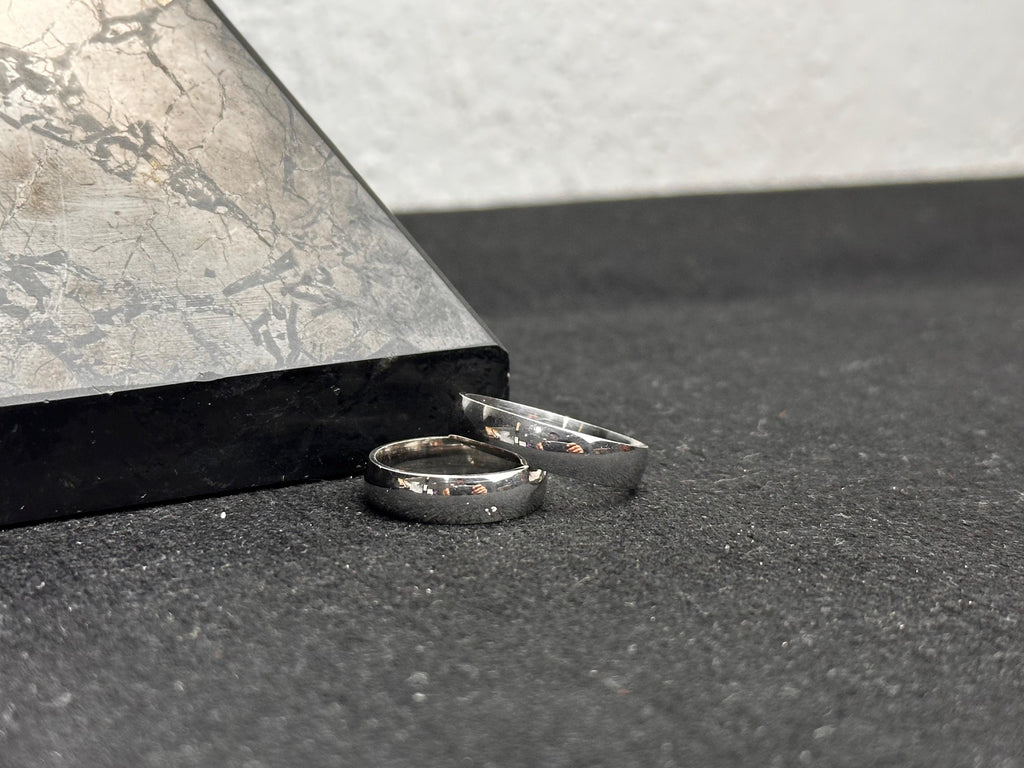 Sterling Silver Promise Ring: Handmade Couple Rings, Personalizable