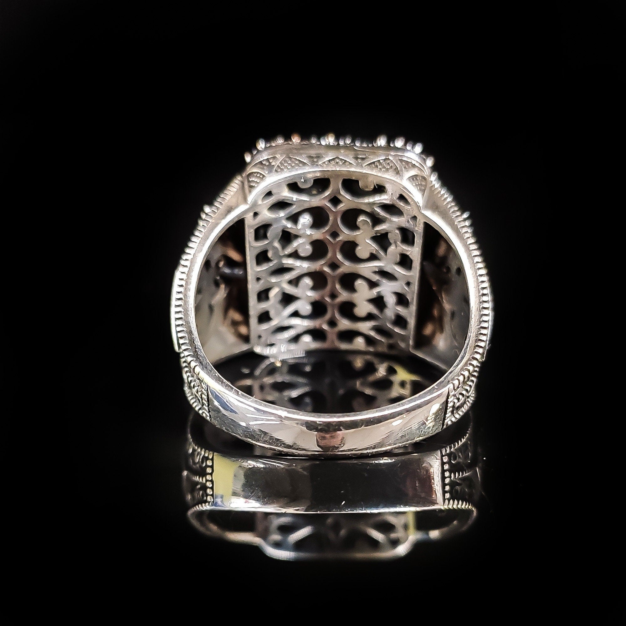 Sultanite Gemstone Ring, Sterling Silver, Mystic Color Change (Men's Size)