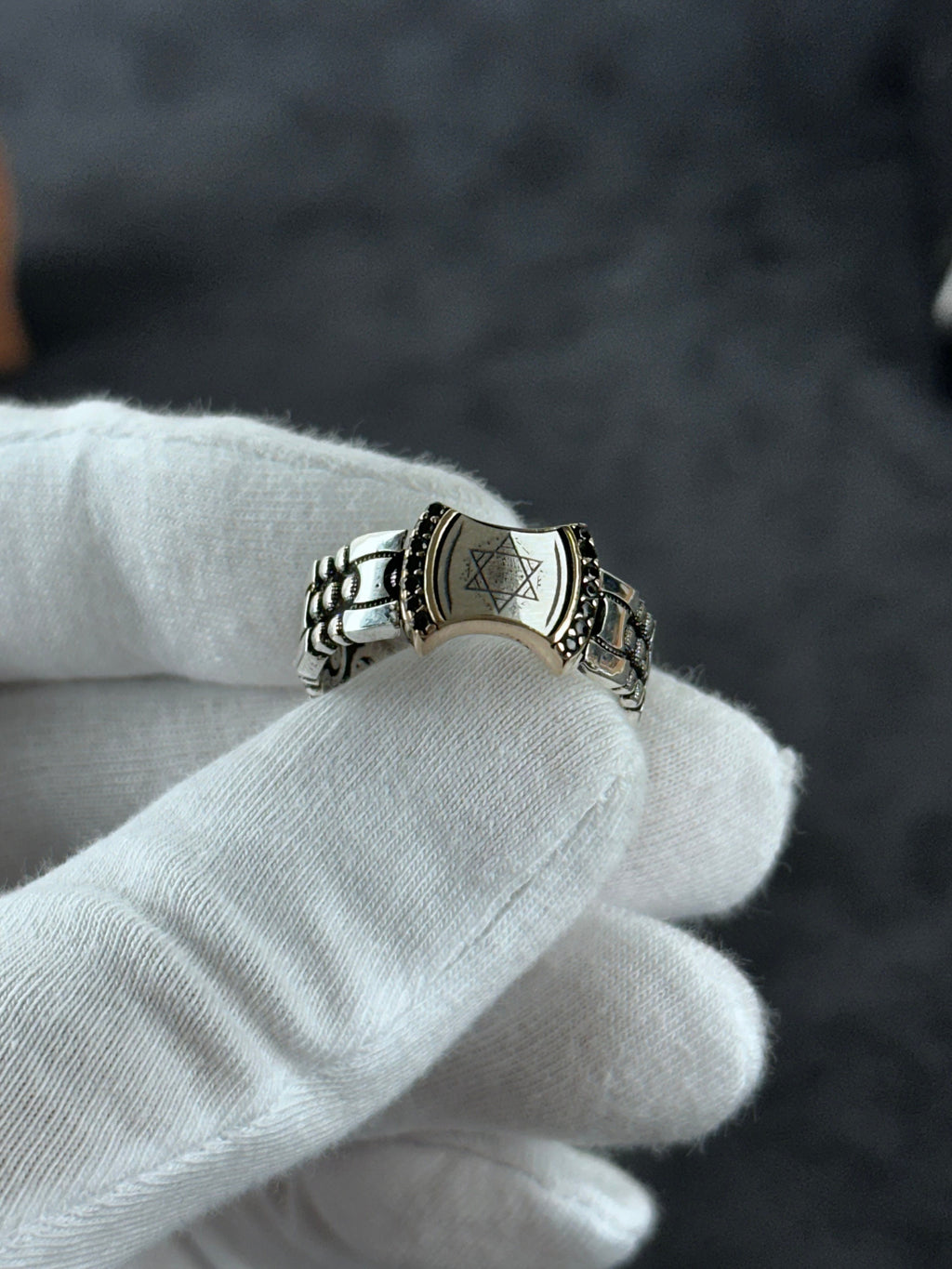 Solomon King Ring: Minimalist Sterling Silver - Handmade Modern Style