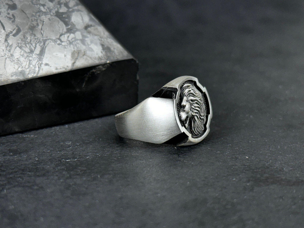 Leo Zodiac Ring - Handmade Sterling Silver Men's Accessory