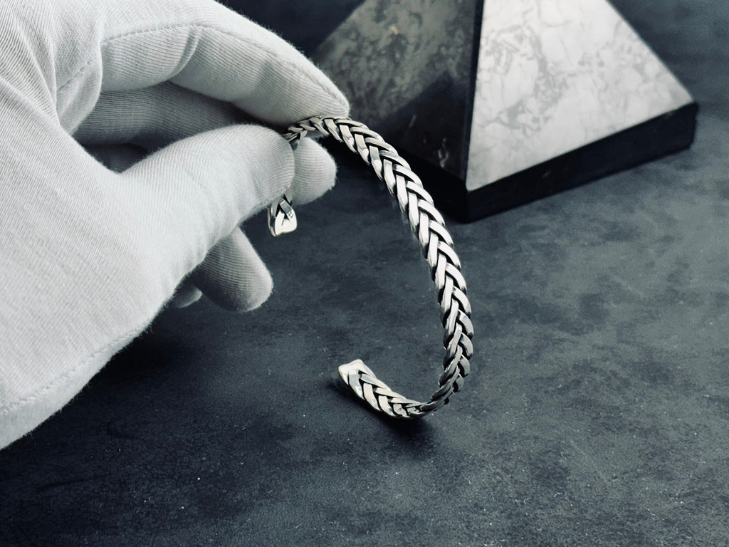 Byzantine Bracelet: Sterling Silver Ancient Rome Style (Handmade)