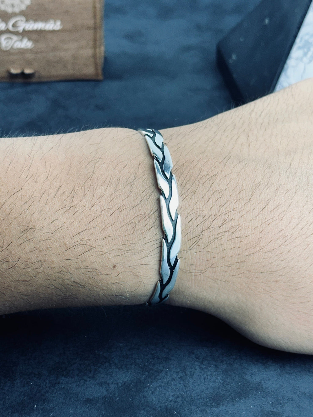 Sterling Silver Tree of Life Bracelet: Handmade, Adjustable Design