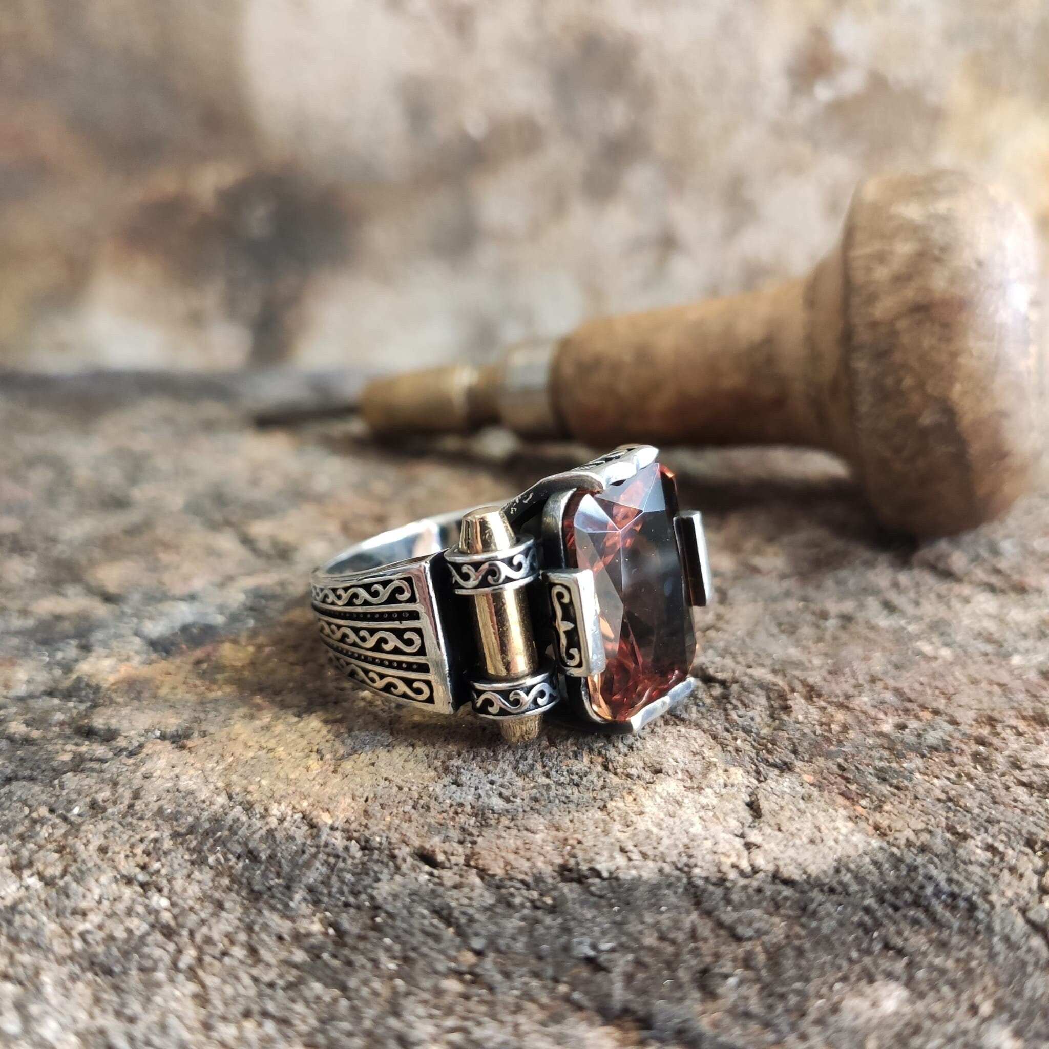 Color Changing Sultanite Ring: Sterling Silver Jewelry (Handmade)