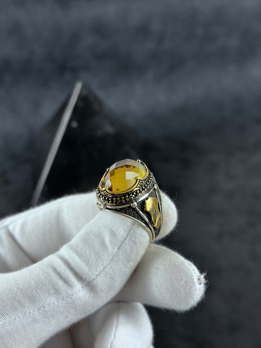 Color Change Diaspore Ring: Sterling Silver, Unique Gemstone