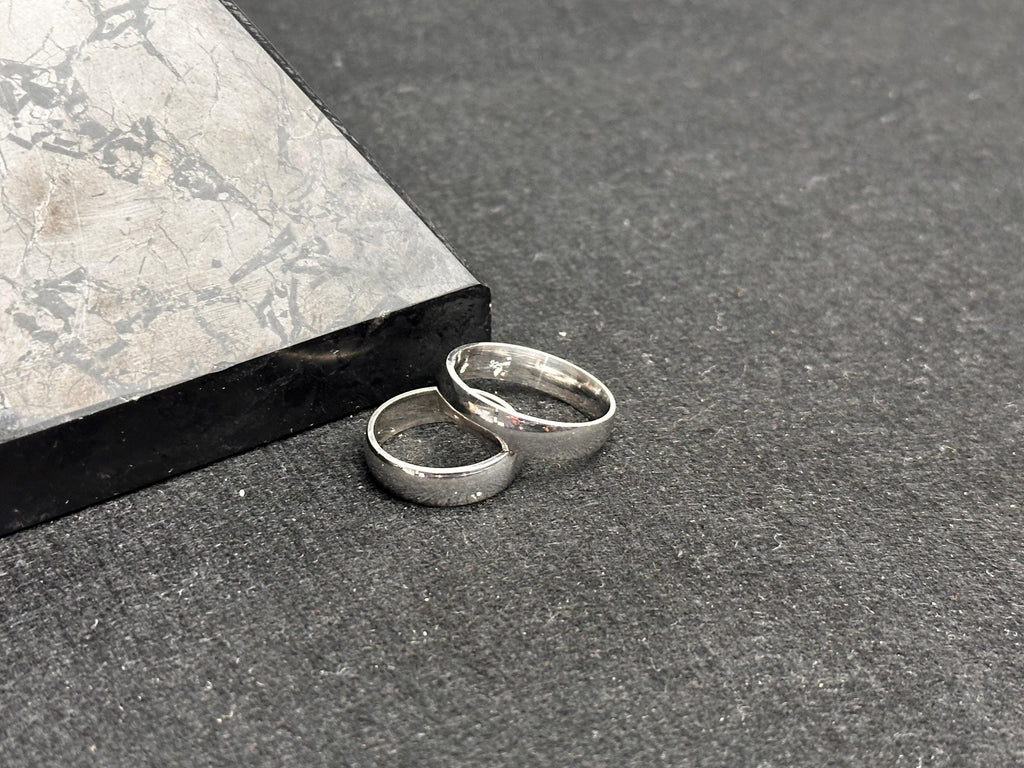 Sterling Silver Promise Ring: Handmade Couple Rings, Personalizable