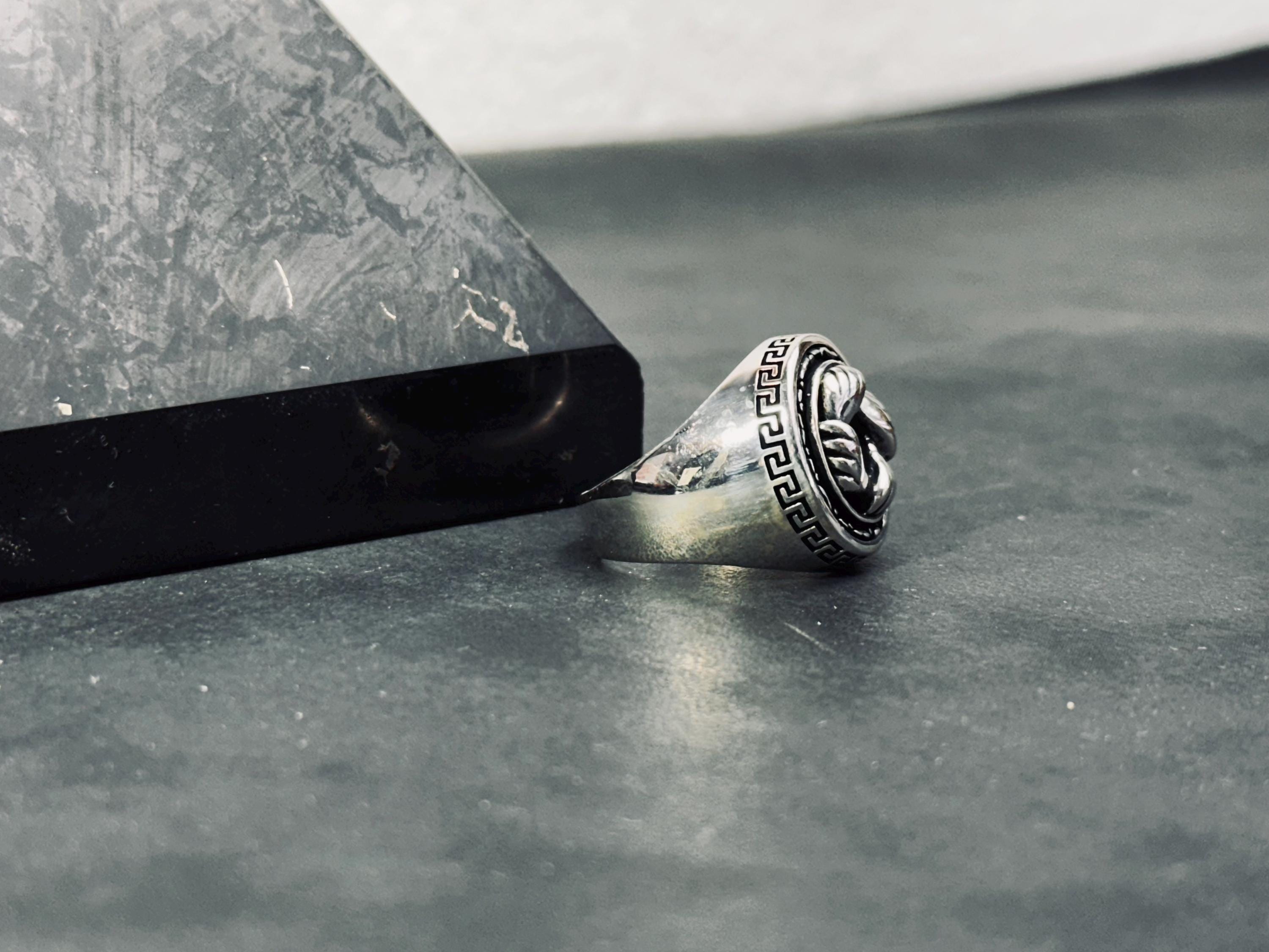 Sterling Silver Handshake Ring: Loyalty and Friendship Symbol