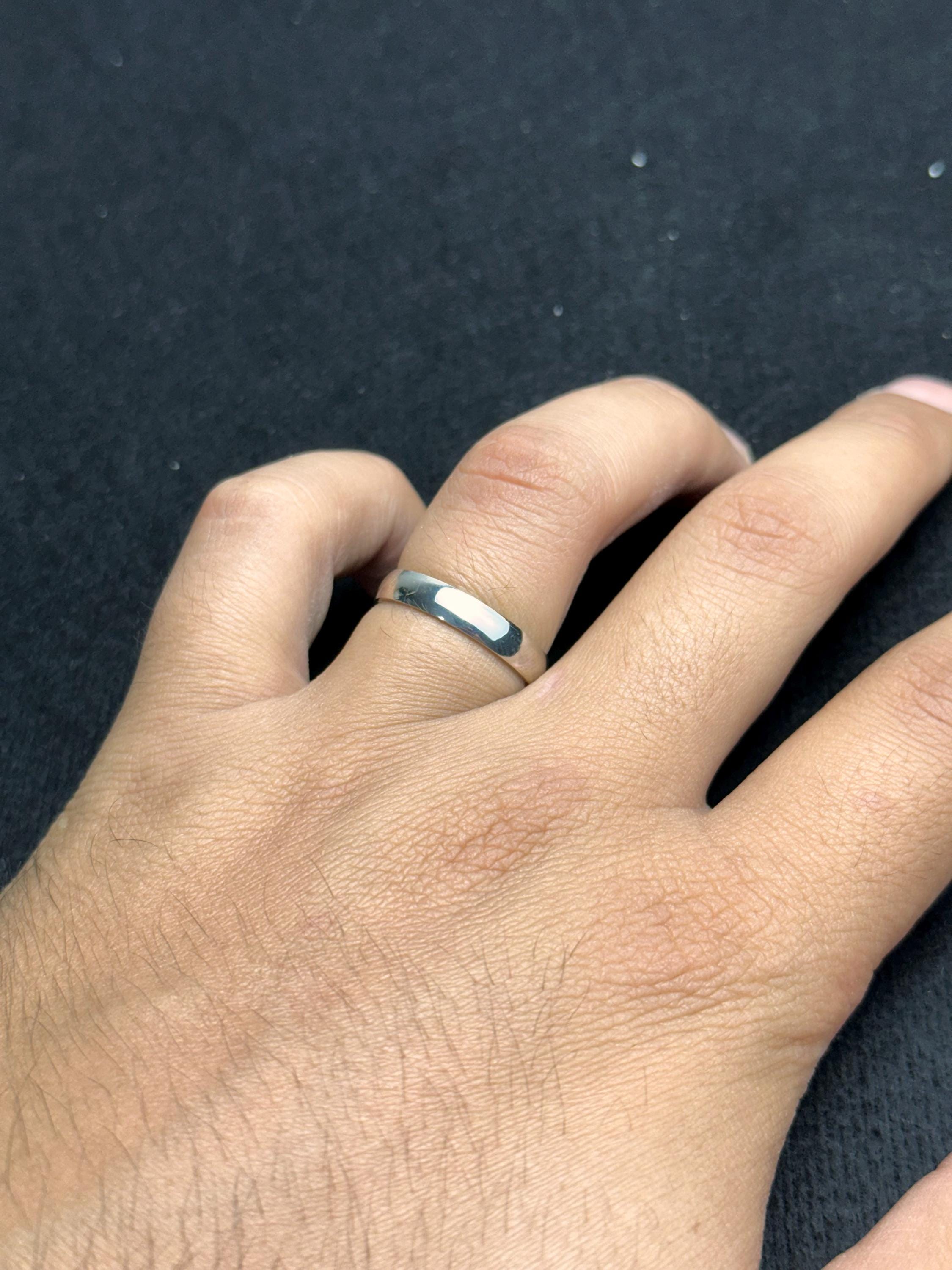 Personalized Sterling Silver Couple Rings: Adjustable Promise Rings