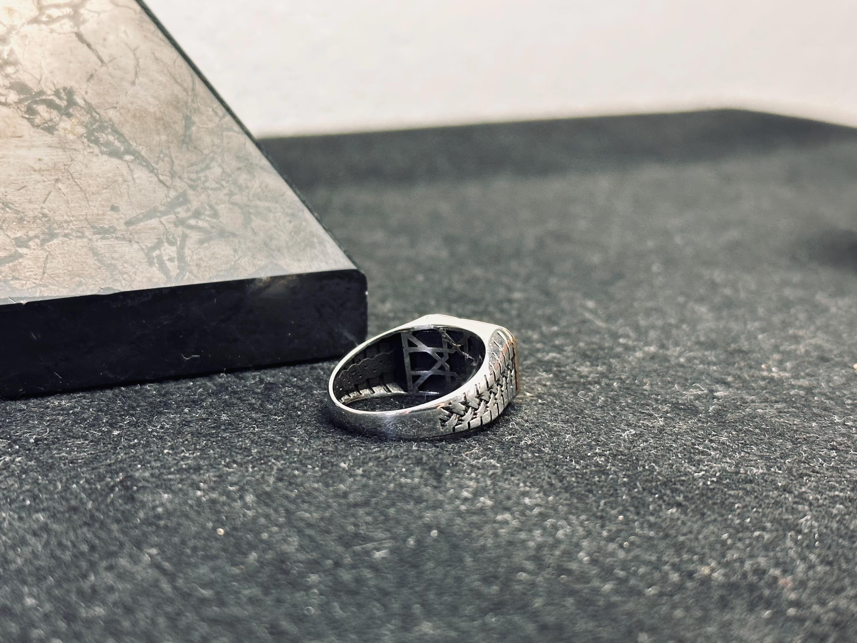 Minimalist Rectangle Ring: Handmade Sterling Silver (Multiple Sizes)