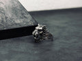 Leo Lion Signet Ring - Sterling Silver Handmade Design