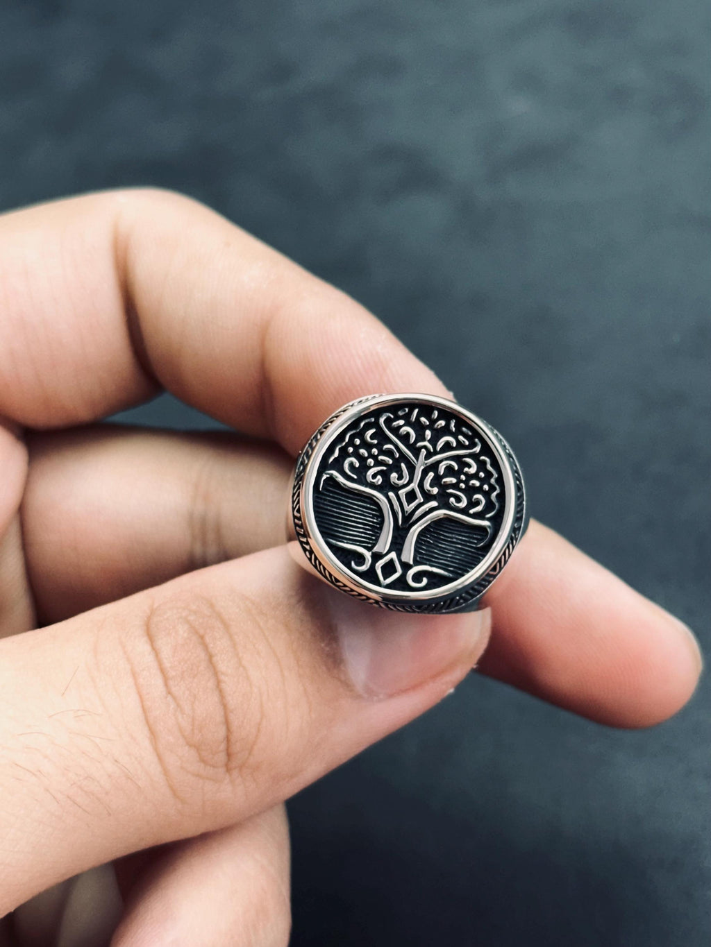 Tree of Life Ring: Nature Inspired Jewelry (Sterling Silver)