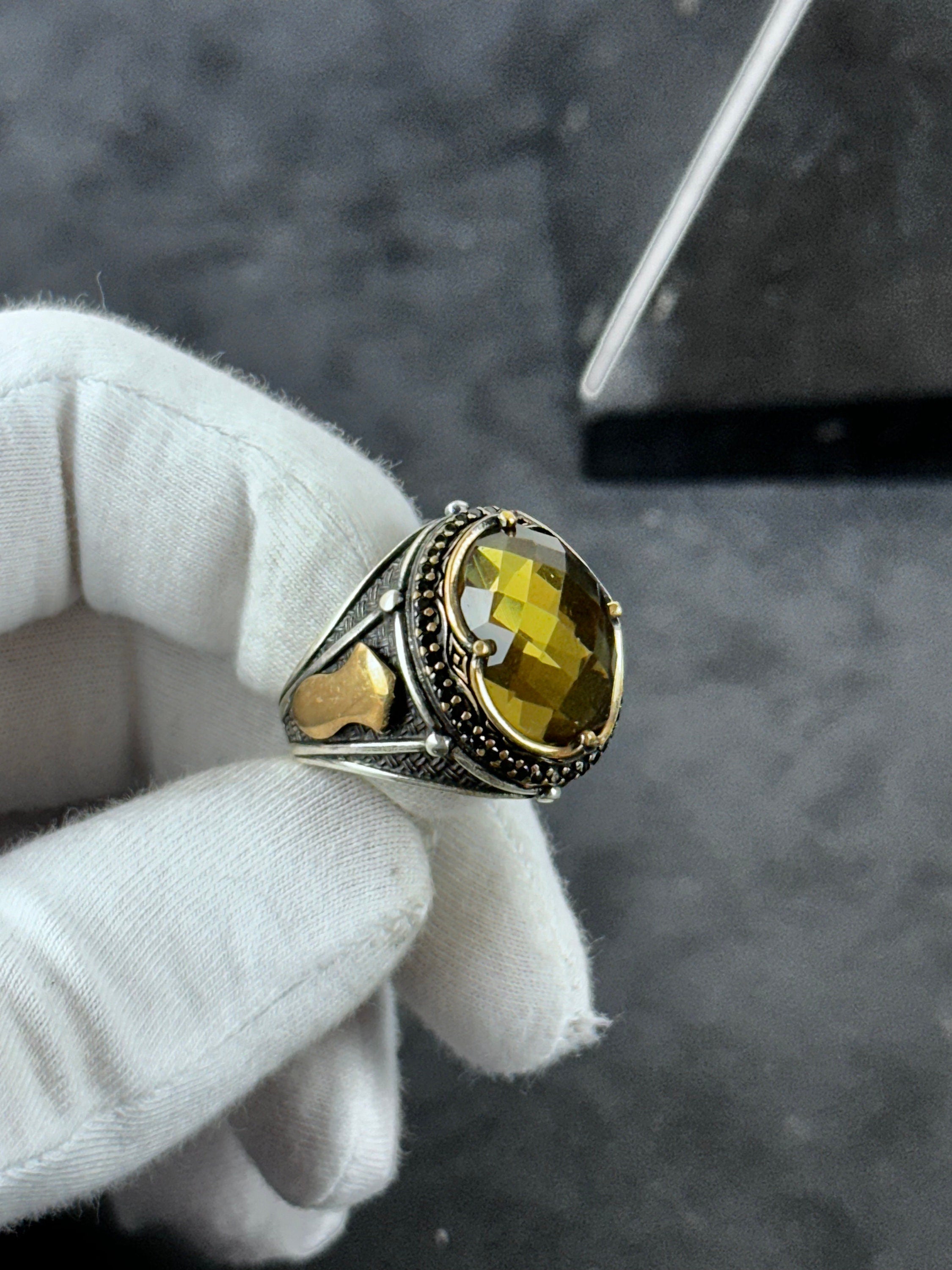 Color Change Diaspore Ring: Sterling Silver, Unique Gemstone