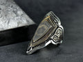 Seal of Solomon Ring: Sterling Silver Zihgir - Handmade Statement